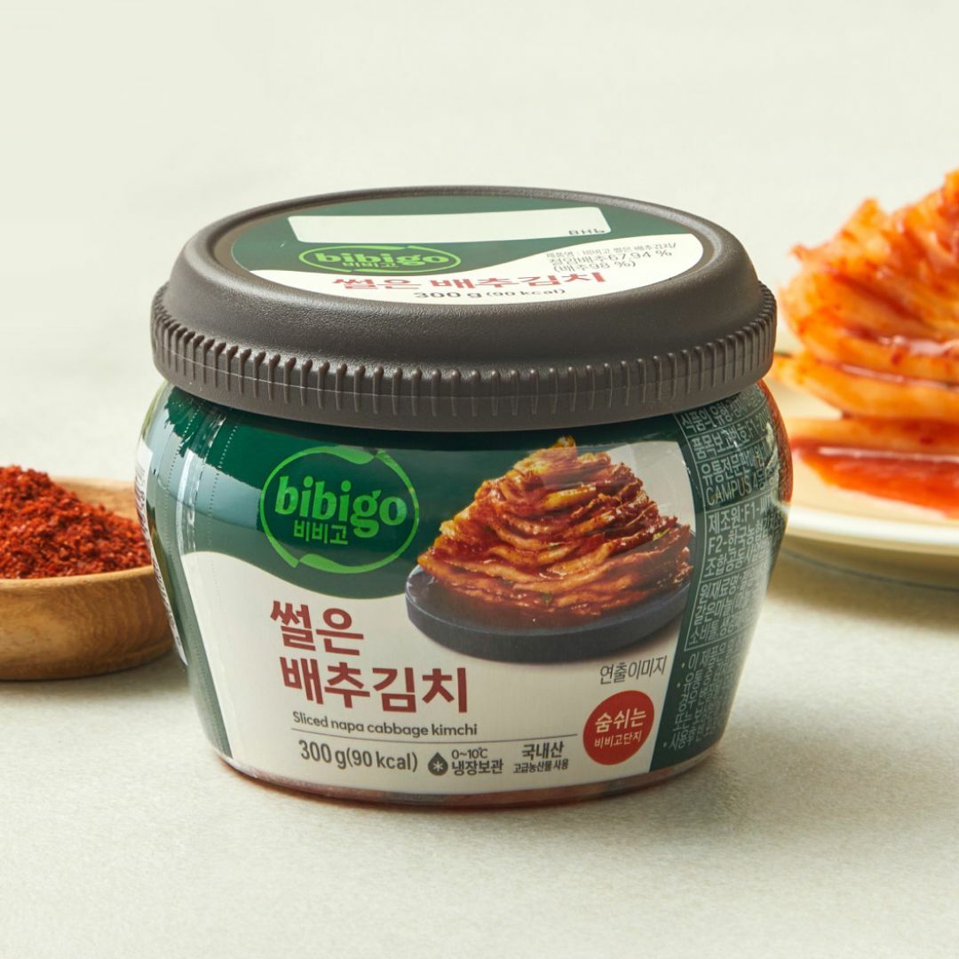 비비고 썰은배추김치 300g(용기형)