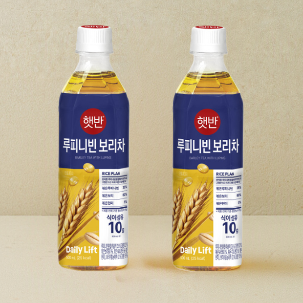 [CJ더마켓] 햇반 루피니빈 보리차 500mlx48개(2box)