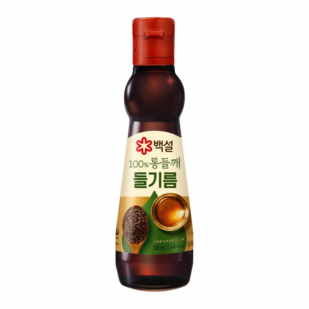 백설 100% 통들깨 들기름 320ML