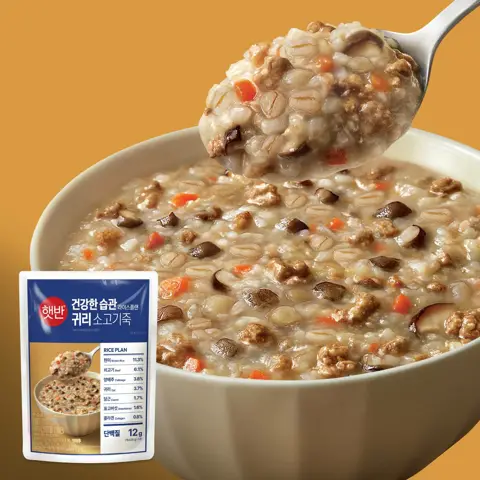 햇반 귀리소고기죽 420g