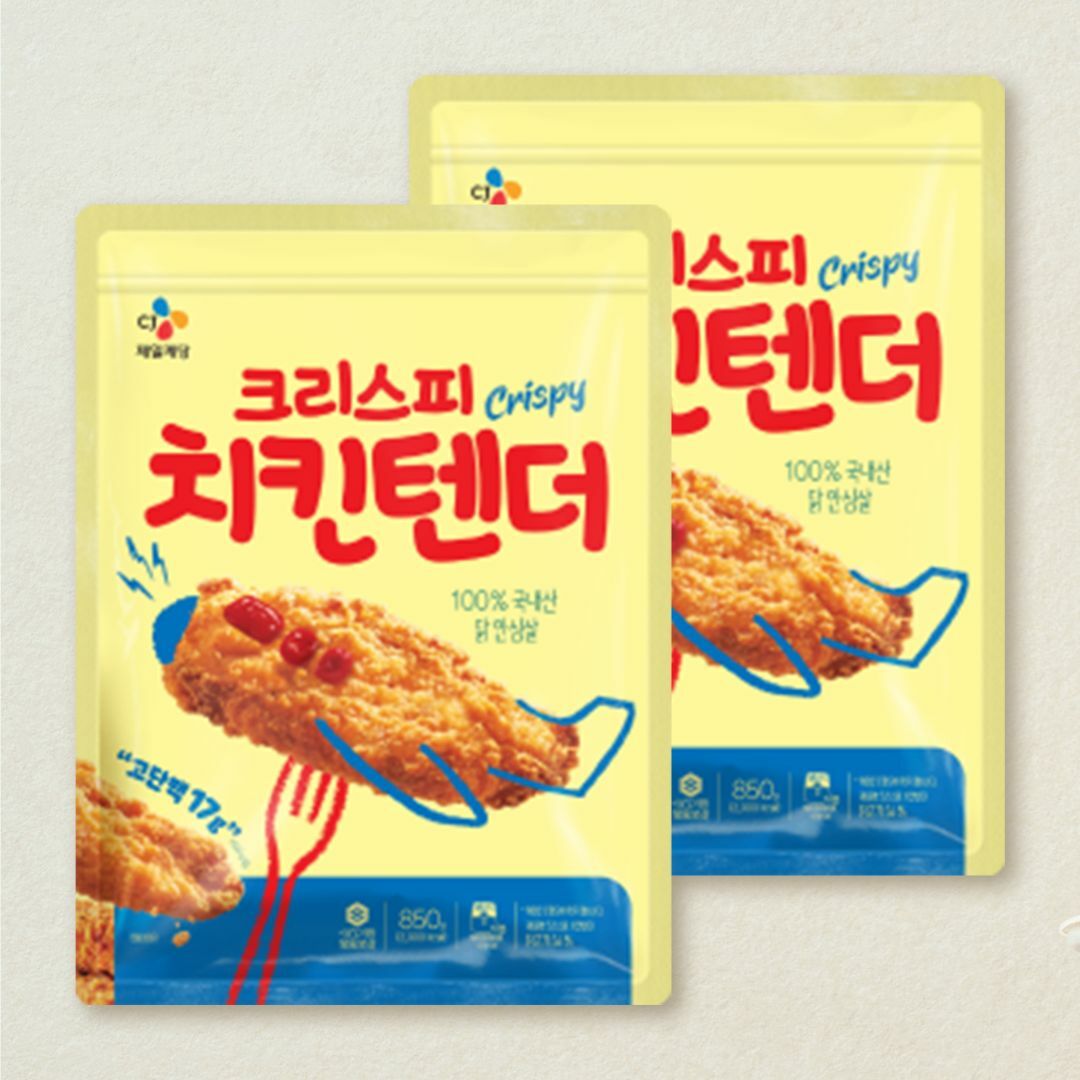 [첫구매전용] CJ 크리스피치킨텐더 850gx2개