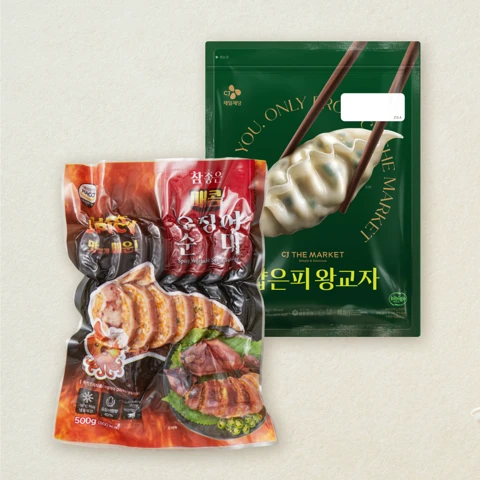얇은피 왕교자 1.05kgX1개+매운오징어순대 슬라이스500gX1개