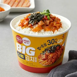 햇반컵반 BIG스팸김치덮밥 328g