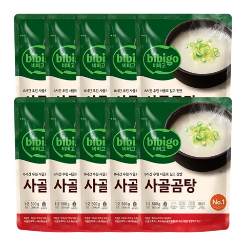 [첫구매전용]비비고 사골곰탕 500gX10개
