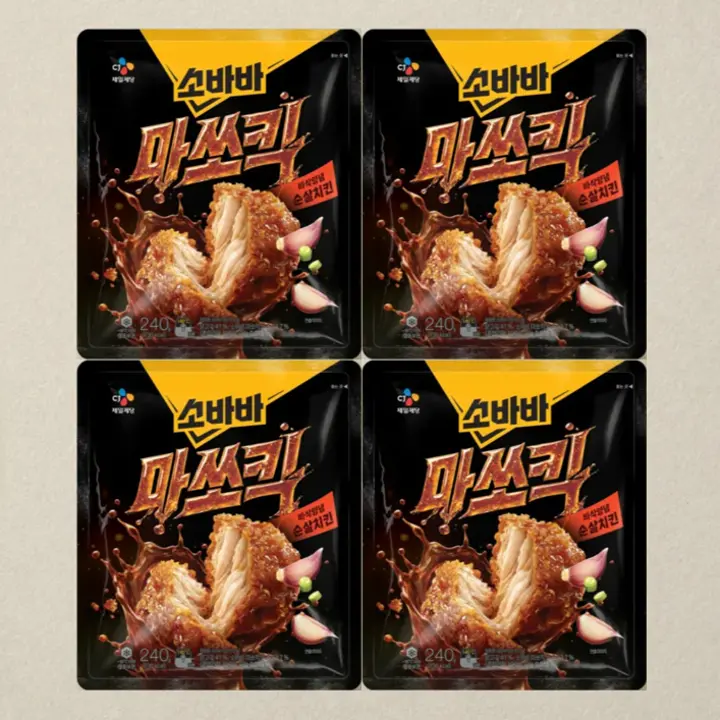 [무료배송]소바바 마쏘킥순살 240gX4개