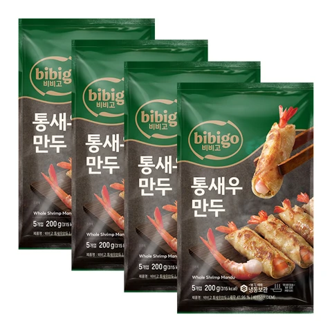비비고 통새우만두 200gX4개(소비기한: 2025-12-13)