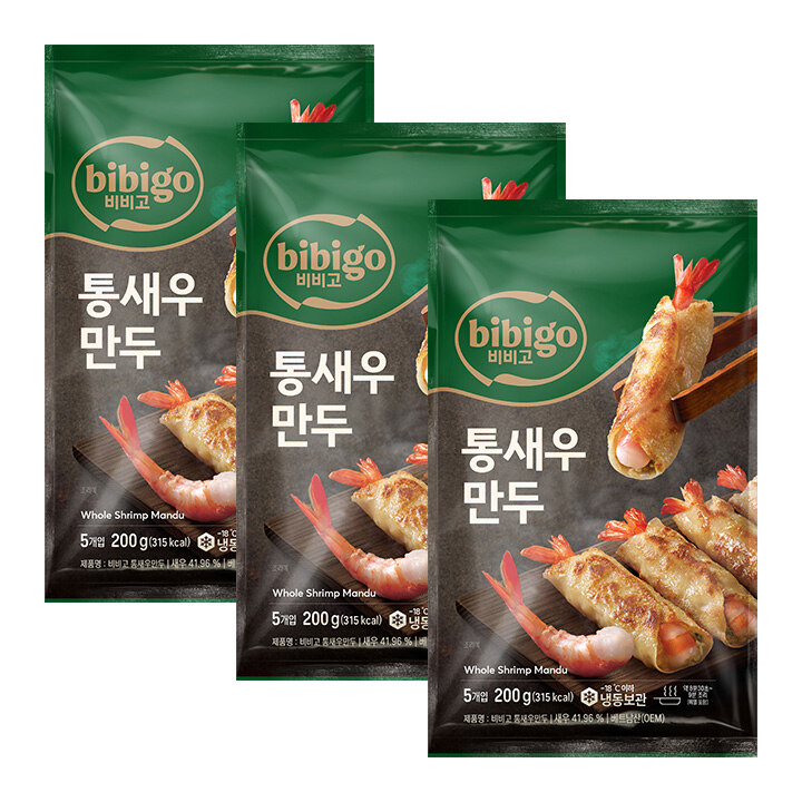 비비고 통새우만두 200g x 3개