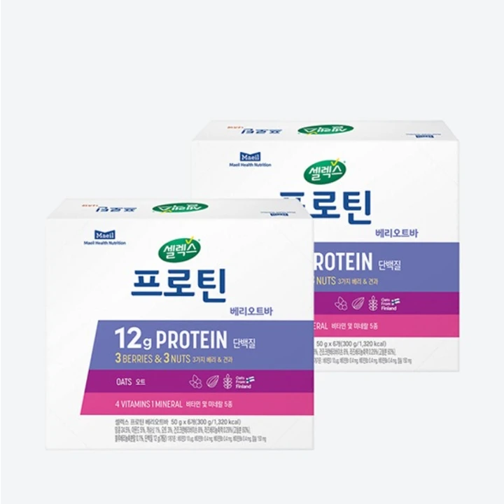 셀렉스 프로틴바 베리오트 50gx12개