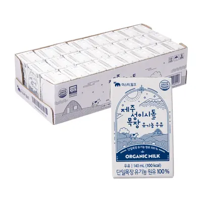 성이시돌 유기농 멸균우유140mlX24팩