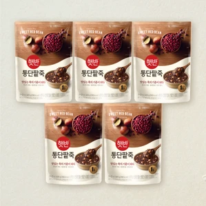 [무료배송][5+5]햇반 통단팥죽 420g