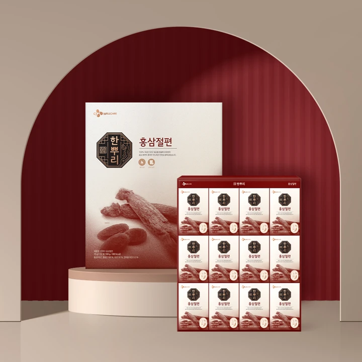 한뿌리 홍삼절편 15GX12입