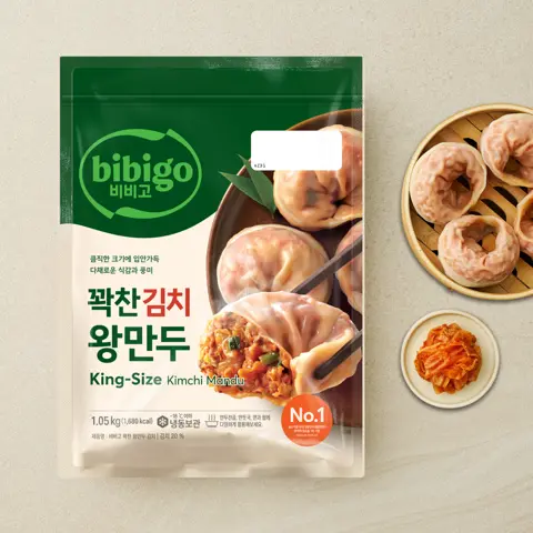 비비고 꽉찬 왕만두 김치 1.05kg