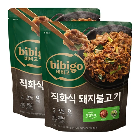 CJ비비고직화식돼지불고기400gX2개