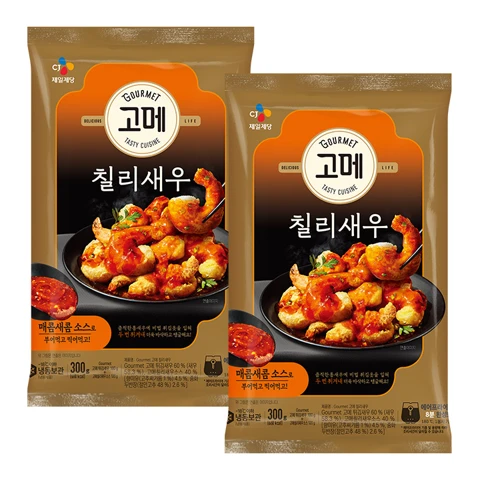 고메 칠리새우 300g x 2개