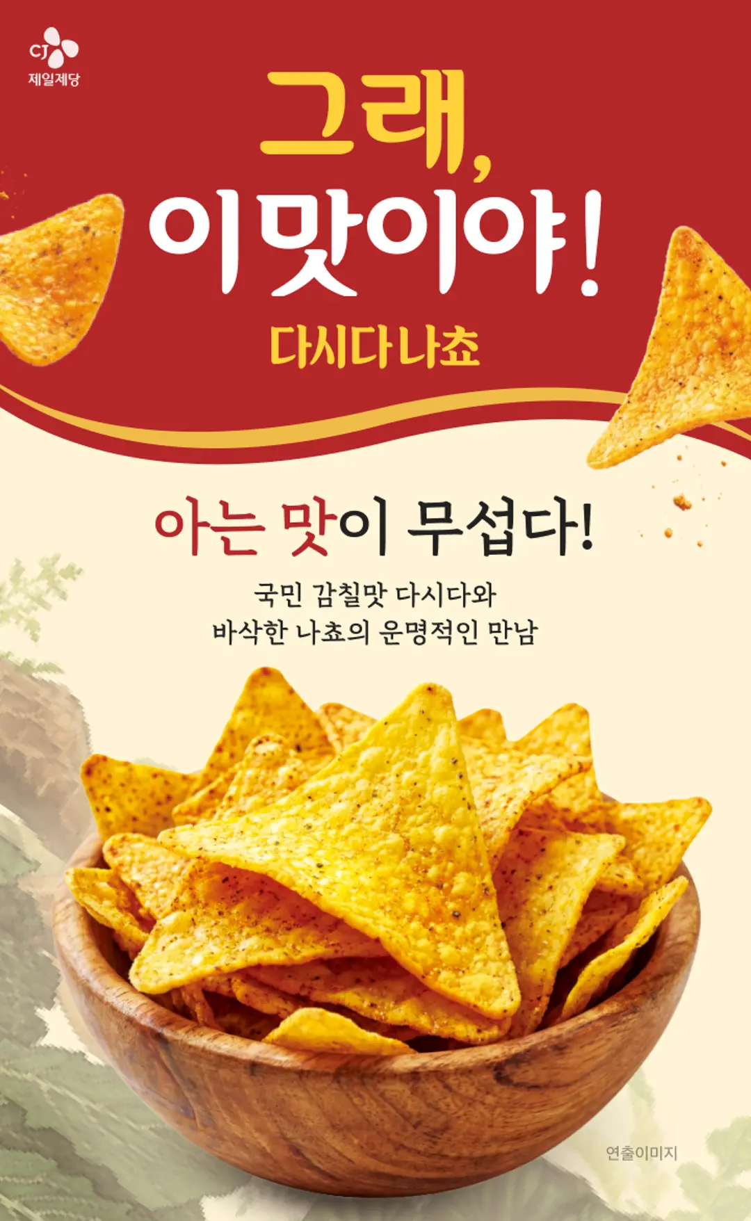다시다 나쵸 65G 소개 — 국민 감칠맛 다시다와 바삭한 나쵸의 만남
