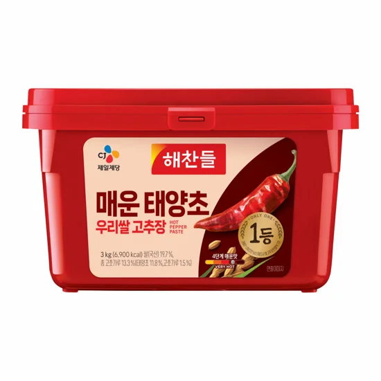 [1+1]해찬들 매운 태양초 우리쌀 고추장 3kg