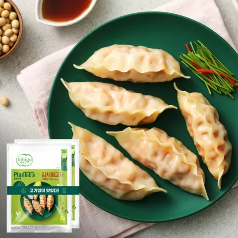 비비고 플랜테이블 김치왕교자910gX2개