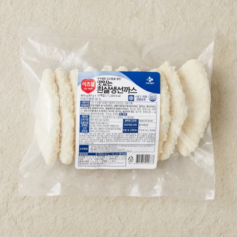 이츠웰 흰살생선까스 800g