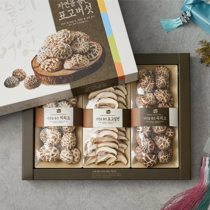 [26추석 선물세트]혼합버섯 선물세트 350g
