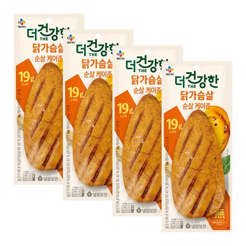 [150개한정]더건강한 닭가슴살 순살 케이준 100g x 4개