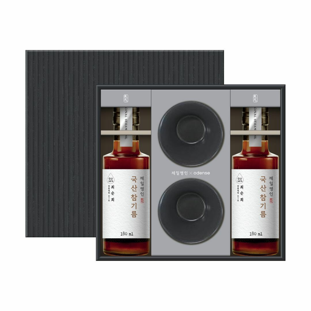 [26설선물세트] 제일명인 예천참기름+오덴세 세트