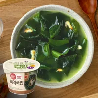 햇반 컵반 미역국밥(찰현미) 167g