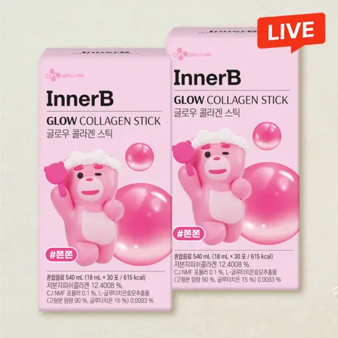 이너비X벨리곰 글로우 콜라겐 스틱X2개 (총 60포)