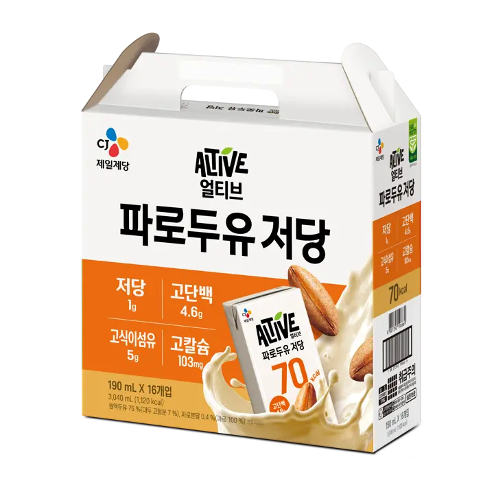 얼티브 파로두유 저당 190ml, 16개