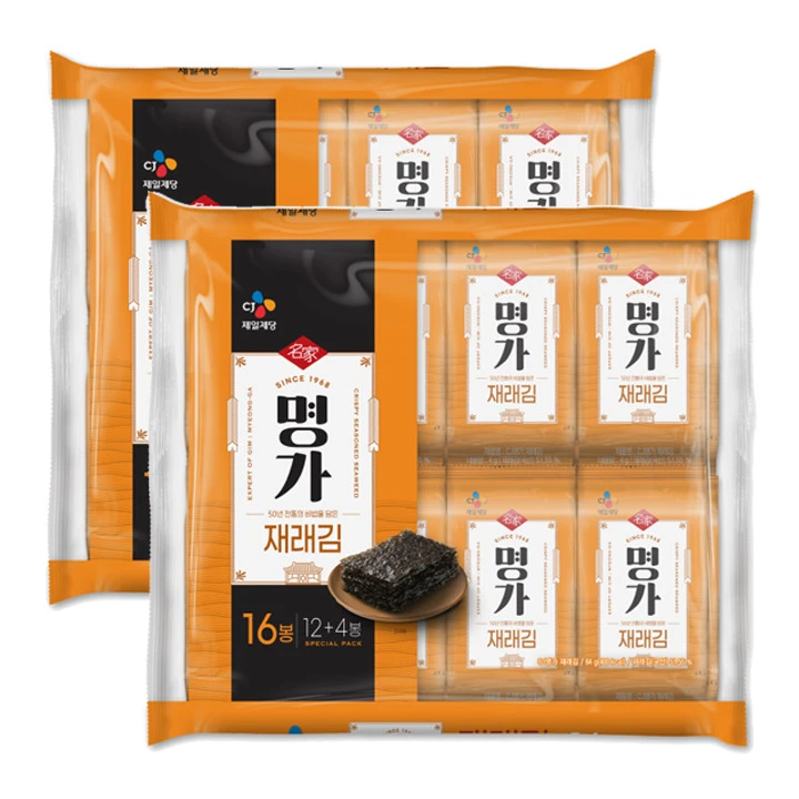 비비고 재래김 4gX16봉X2개 (총 32개)