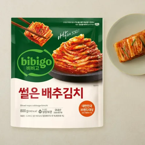 비비고 썰은배추김치 800g