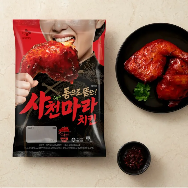 CJ 사천STYLE 마라치킨 350g(소비기한:2026-07-17)