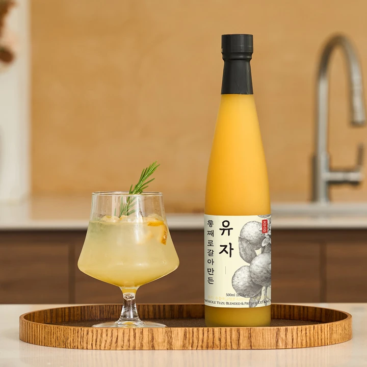 [26추석 선물세트]통째로 갈아만든 유자500ml 선물세트 1호