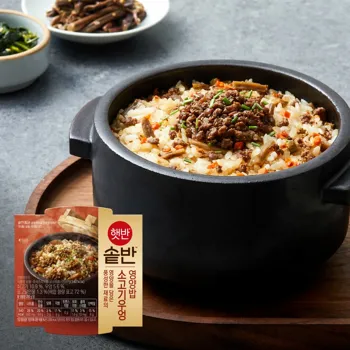 햇반솥반 소고기우엉밥 200gX18개(1box)