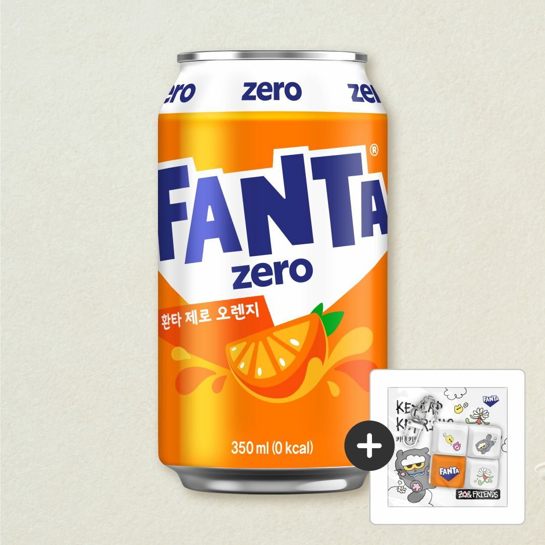 환타 제로 오렌지 350ml X24 + [증정]조이프렌즈 키캡키링