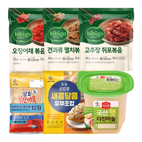 찬류·어묵·유부 골라담기