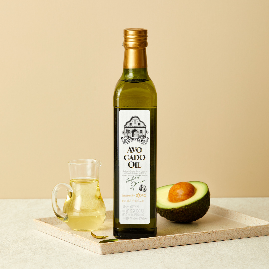 백설 유러피안 아보카도유 0.5L