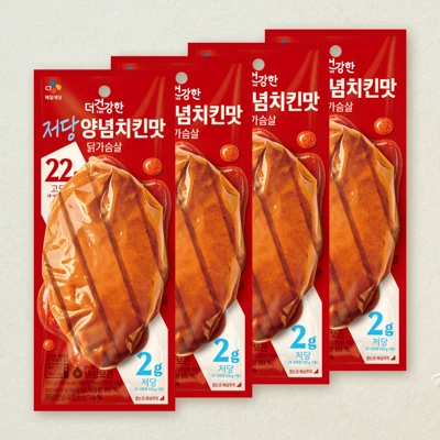더건강한 저당닭가슴살양념치킨맛120gX4개