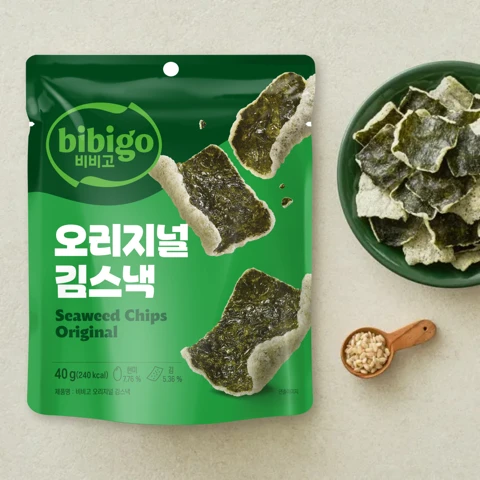 비비고 오리지널 김스낵 40g