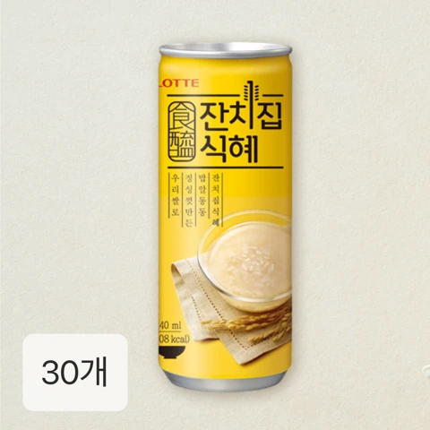 잔치집 식혜 240ml X 30캔