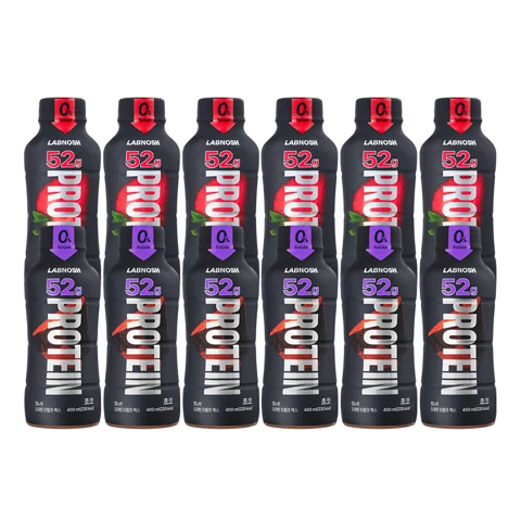 랩노쉬 프로틴 드링크 맥스(딸기6+초코6)400ml X 12개