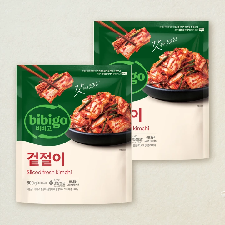 비비고 겉절이 800gX2개