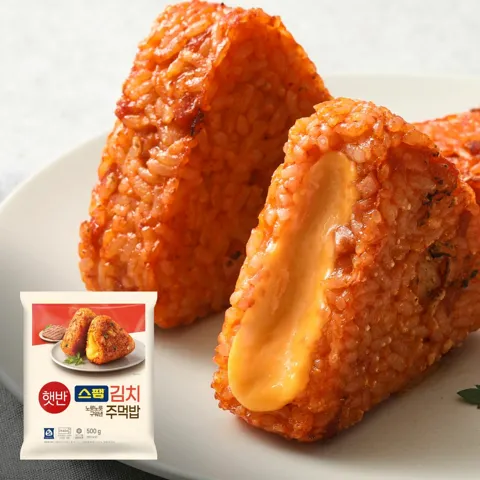 햇반 스팸김치주먹밥 500g