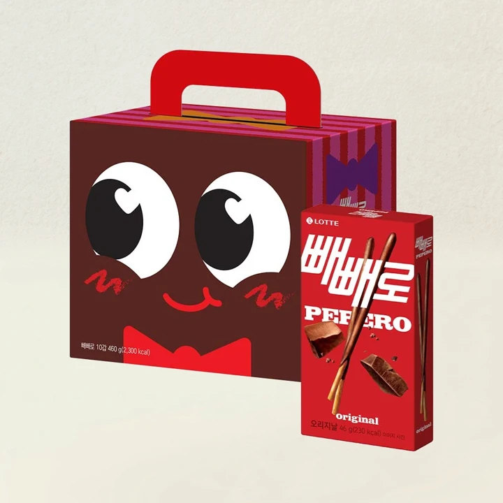 롯데 빼빼로 초코 패키지 10입