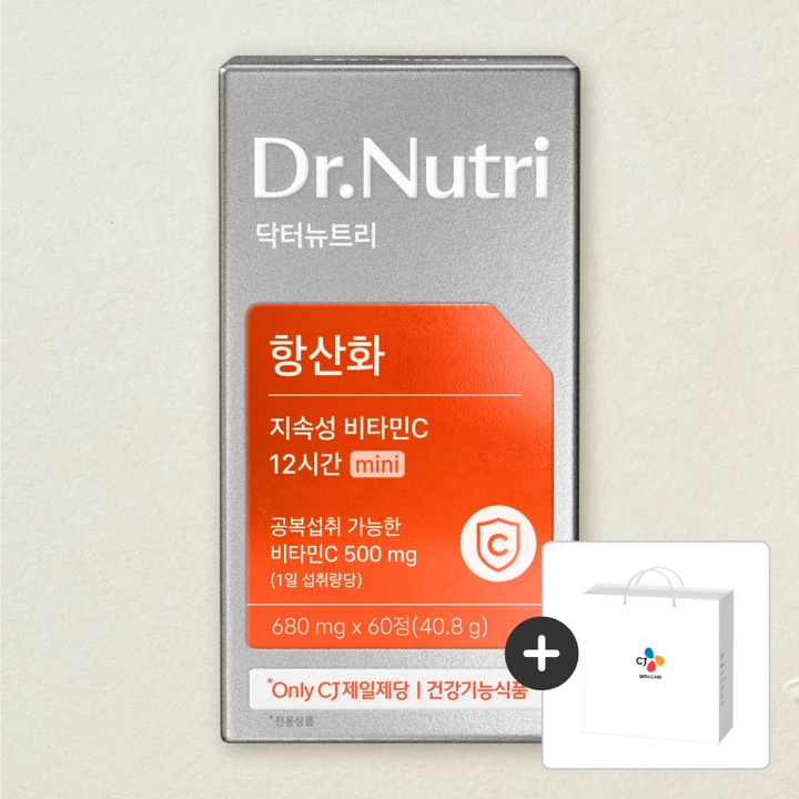 닥터뉴트리 지속성 비타민C 60정, 6개(360일분)