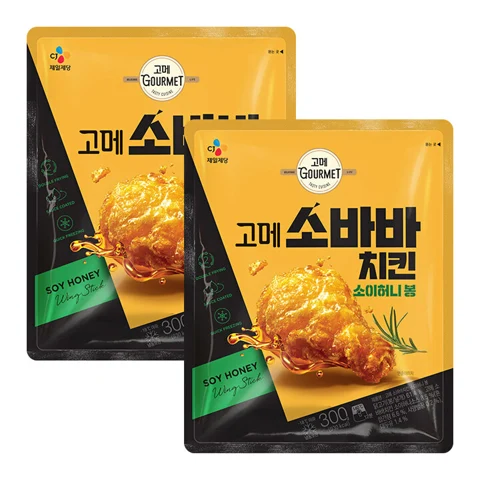 [500개한정][고메 소바바치킨] 소이허니 봉 300gX2개
