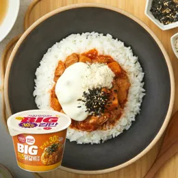 햇반컵반 BIG치즈닭갈비덮밥 313g