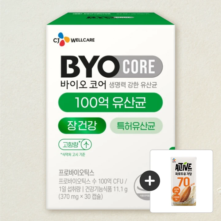 바이오코어 100억 유산균 30캡슐(1개월)