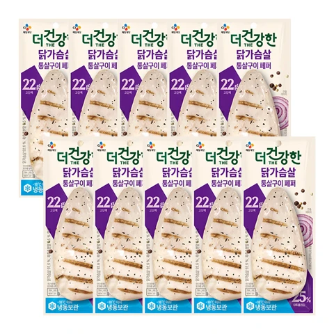 [8/21하루]더건강한 닭가슴살 통살페퍼100gX10개(냉동)