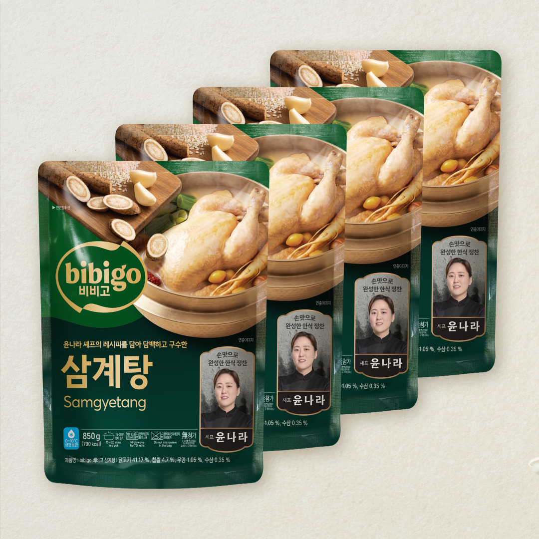 [CJ더마켓] [든든보양 SET]비비고 윤주모 삼계탕 850gX4개