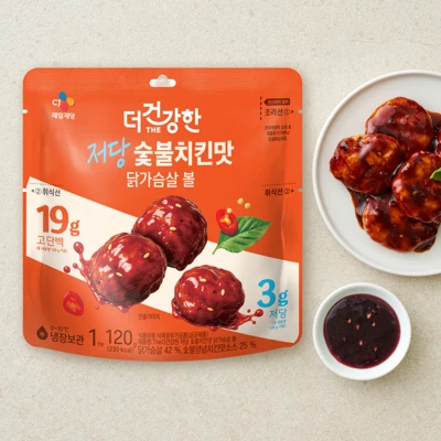 더건강한 닭가슴살 볼 숯불치킨 120g
